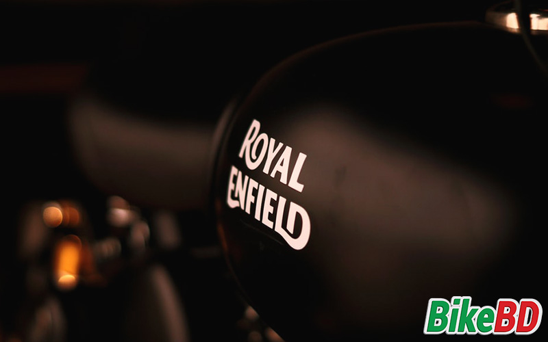 royal enfield logo on bike