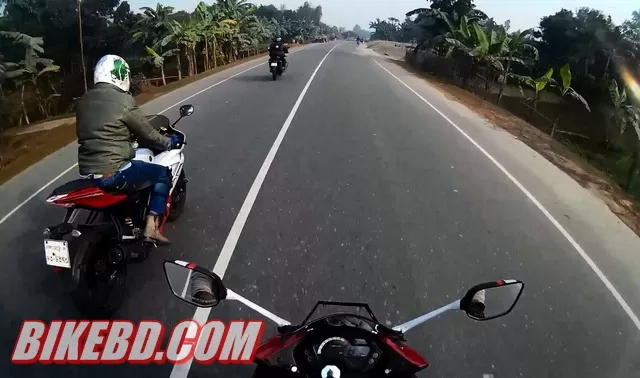 riding on highway