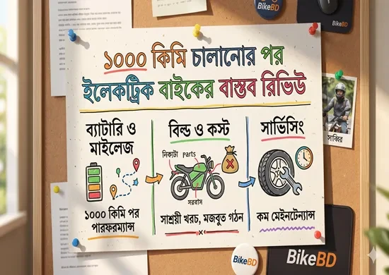১০০০ কিমি চালানোর পর ইলেকট্রিক বাইকের বাস্তব রিভিউ