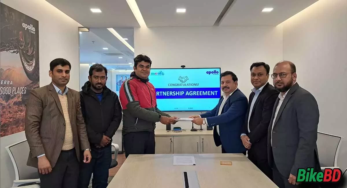 Apollo Tyre Is The New Tyre Partner Of BikeBD