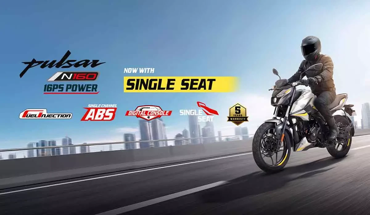 Bajaj Pulsar N160 Single Seat Now Available With Special Discount Offer