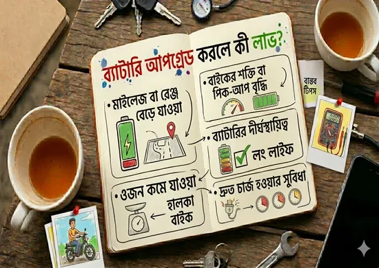 ব্যাটারি আপগ্রেড করলে কী লাভ?