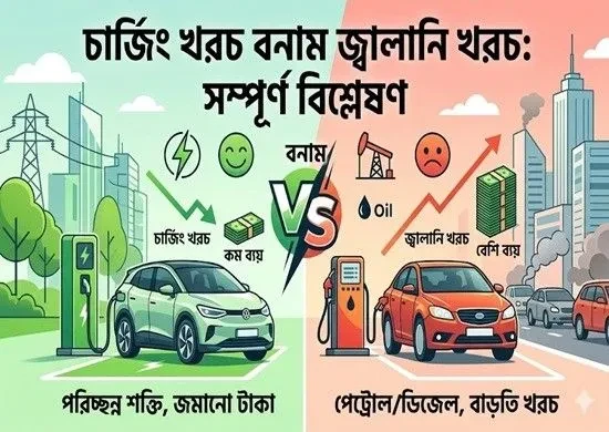 চার্জিং খরচ বনাম জ্বালানি খরচ: সম্পূর্ণ বিশ্লেষণ