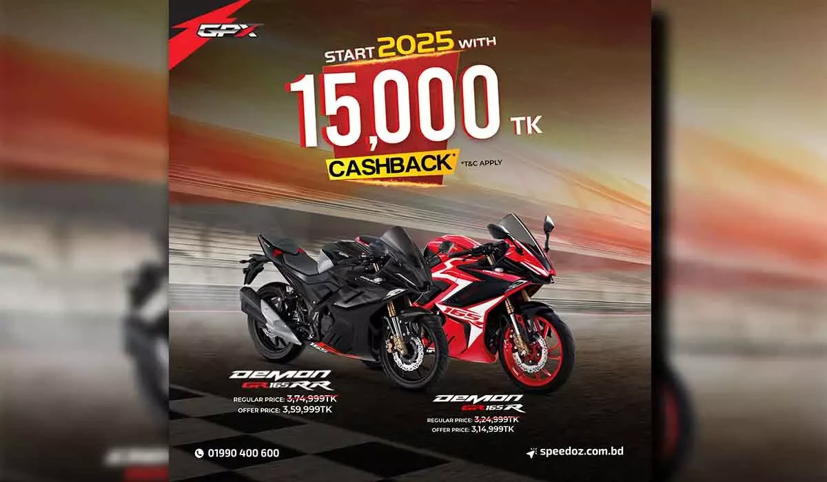 GPX Motorcycle New Year Cash-back Offer 2025