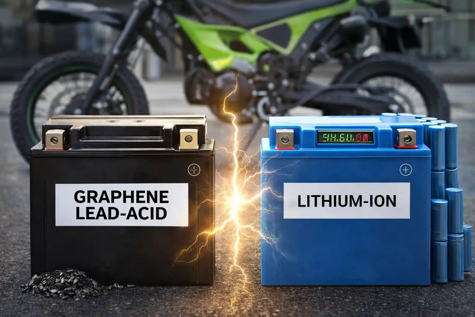 Graphene Lead-Acid Vs Lithium-Ion Battery Comparison For Electric Bikes
