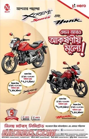 Hero Motorcycle Price In Bangladesh Update: November 2015