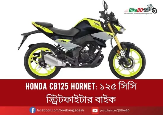 Honda CB125 Hornet: ১২৫ সিসি স্ট্রিটফাইটার বাইক