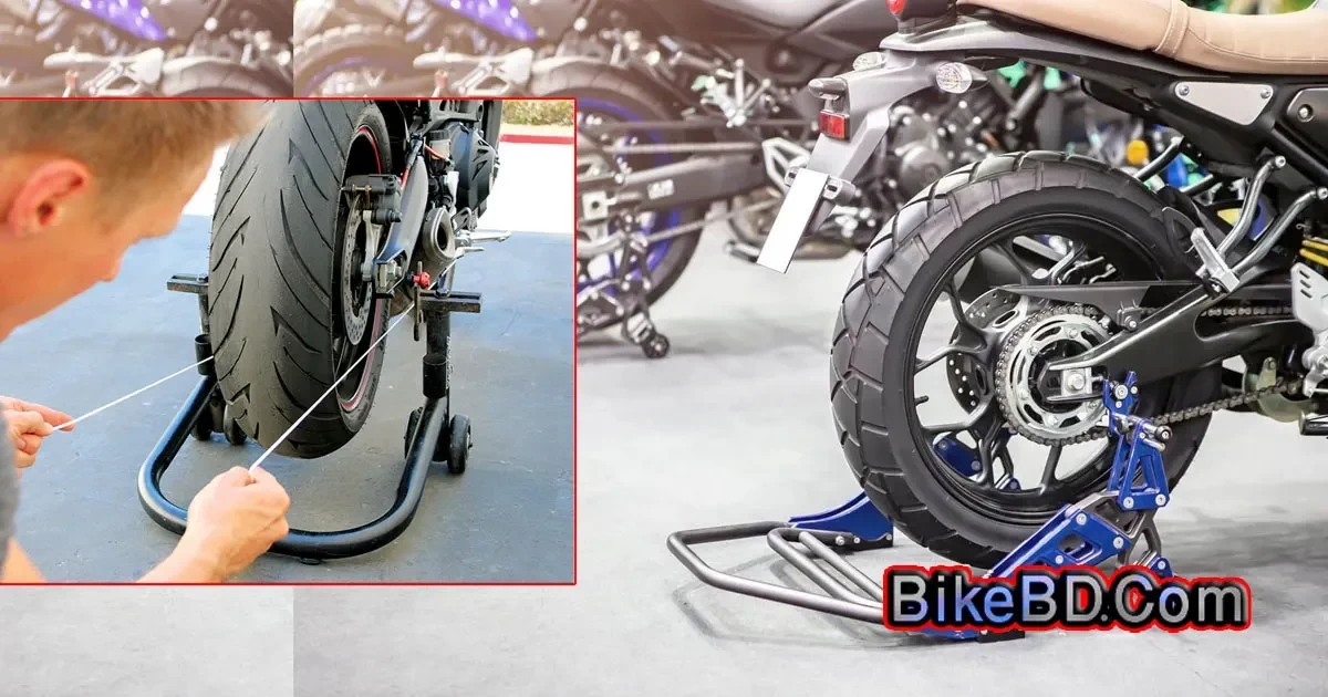 How To Align The Rear Wheel Of A Motorcycle?