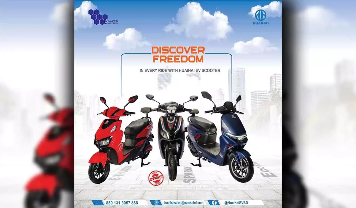 Huaihai Eid Campaign Offers Tk 5,000 Off On All Electric Scooter Models