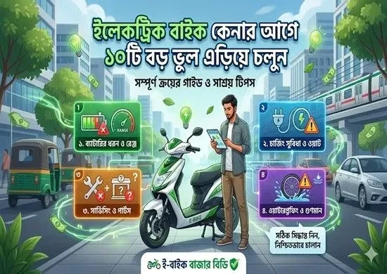 ইলেকট্রিক বাইক কেনার আগে ১০টি বড় ভুল এড়িয়ে চলুন