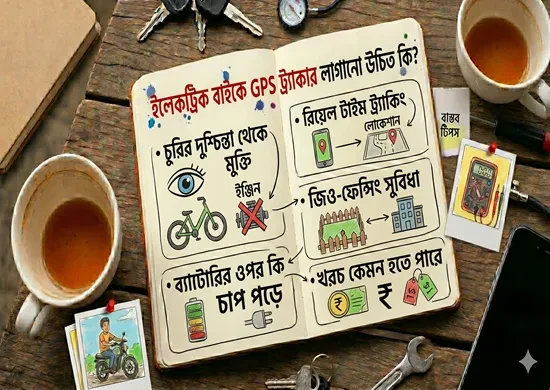 ইলেকট্রিক বাইকে GPS ট্র্যাকার লাগানো উচিত কি?