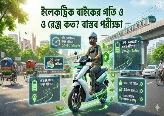 ইলেকট্রিক বাইকের গতি ও রেঞ্জ কত? বাস্তব পরীক্ষা