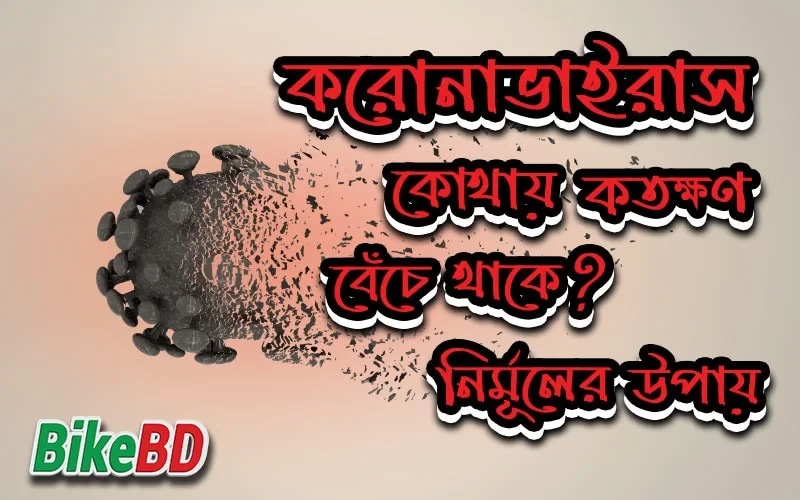 করোনাভাইরাস কোথায় কতক্ষণ বেঁচে থাকে? নির্মূলের উপায়