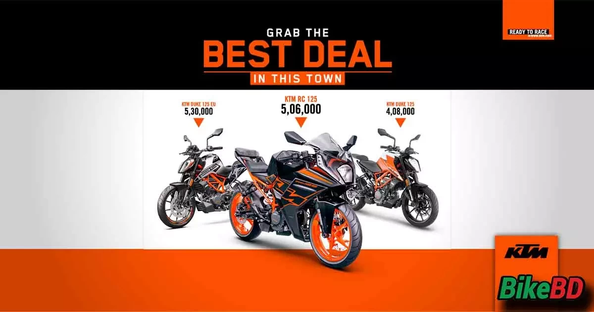 KTM Motorcycle Grab The Best Deal Offer