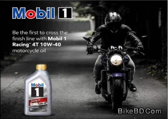Mobil 1 Racing 4T Synthetic Engine Oil Performance Lubricant