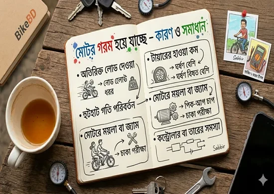 মোটর গরম হয়ে যাচ্ছে – কারণ ও সমাধান
