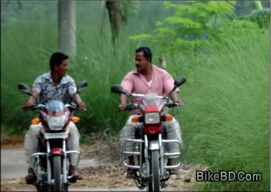 Riding A Motorcycle Wearing Native Wear