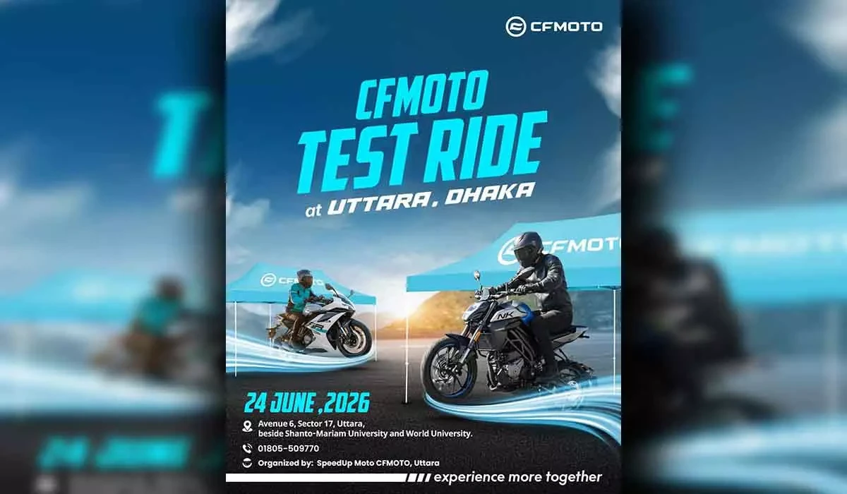 SpeedUp Moto Hosts CFMOTO Test Ride Event In Uttara