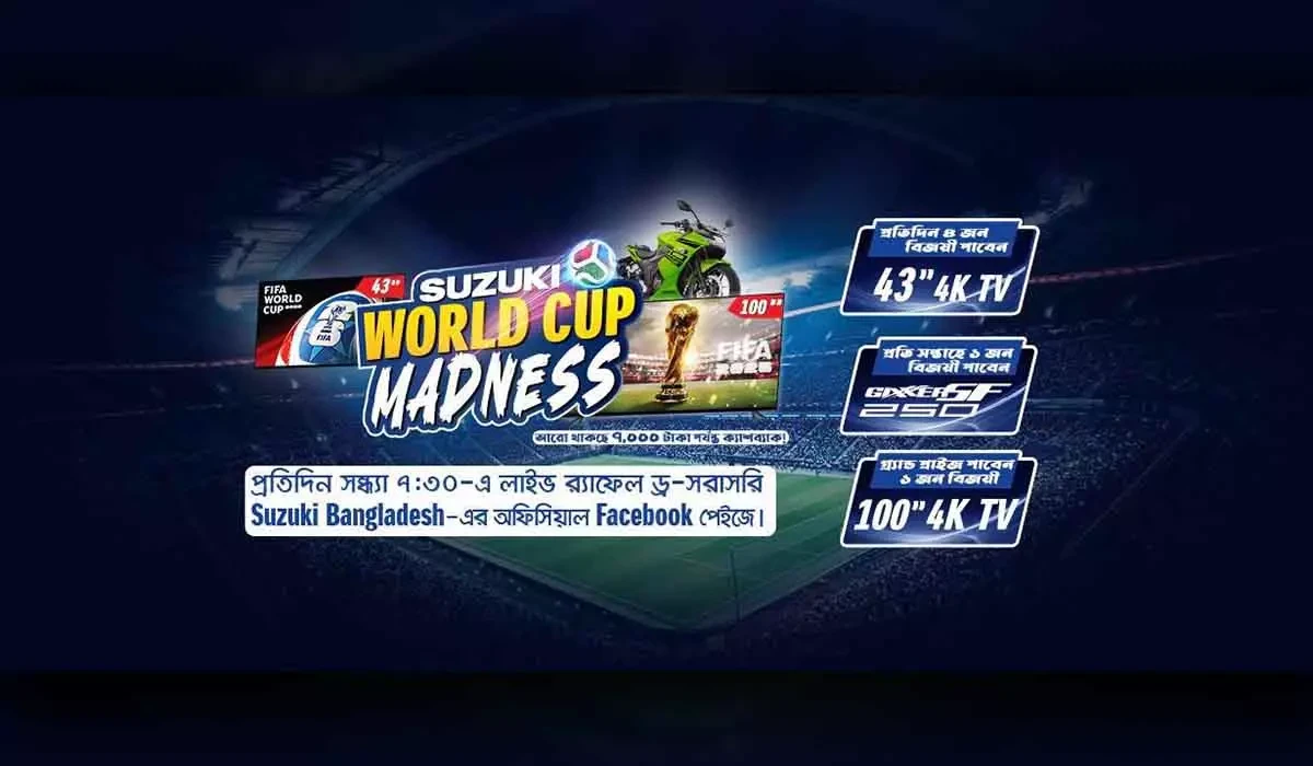 Suzuki World Cup Madness 2026: Daily, Weekly And Grand Prize Await For Everyone