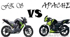 Yamaha FZS vs Tvs Apache RTR 150:A Comparative Review