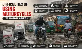 Difficulties of Using Motorcycles in Bangladesh