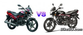 Hero Glamour VS Honda CB Shine Comparison Review