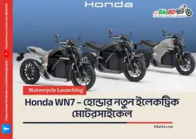 Honda WN7-হোন্ডার নতুন ইলেকট্রিক মোটরসাইকেল