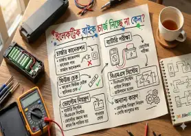 ইলেকট্রিক বাইক চার্জ নিচ্ছে না কেন?