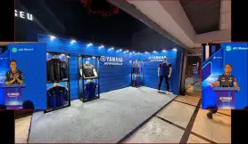 Launching Of Yamaha Apparels Held At ACI Centre