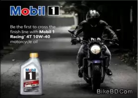 Mobil 1 Racing 4T Synthetic Engine Oil Performance Lubricant