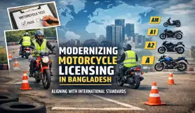 Modernizing Motorcycle Driving Licensing System in Bangladesh Aligning with International Standards
