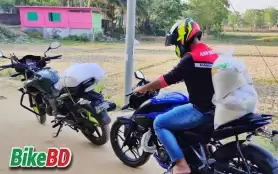 মোটরসাইকেল এ অসহায়দের মাঝে “উপহার” দিচ্ছেন একদল তরুন!