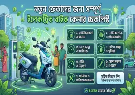 নতুন ক্রেতাদের জন্য সম্পূর্ণ ইলেকট্রিক বাইক কেনার চেকলিস্ট