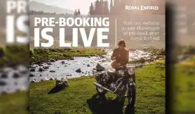 Royal Enfield Pre-Booking Started Again