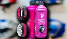 টায়ারের অনাকাঙ্খিত পাংচার ও লিকেজের সমাধান Flamingo মাল্টিপারপস টায়ার সিলেন্ট জেল
