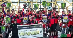 Team HRC (Monster Energy Honda team) Wins 2024 Dakar Rally At Saudi Arab On Motorcycle Category