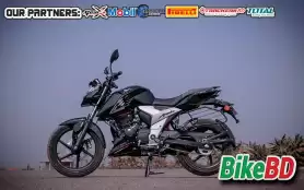 TVS Apache RTR 160 4V X-Connect ABS Test Ride Review - Team BikeBD