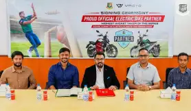VMOTO Bangladesh Is The Official Electric Bike Partner Of Australia Tour Of Bangladesh 2026