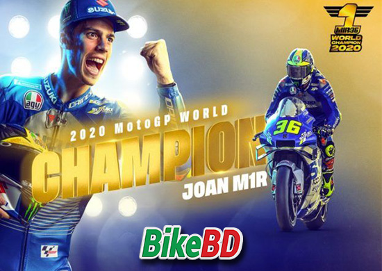 Joan Mir 2020 MotoGP World Champion - Team Suzuki