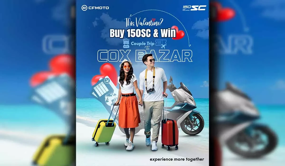 Valentine’s Day Special: CFMOTO Bangladesh Offers Chance To Win Couple Trip To Cox’s Bazar