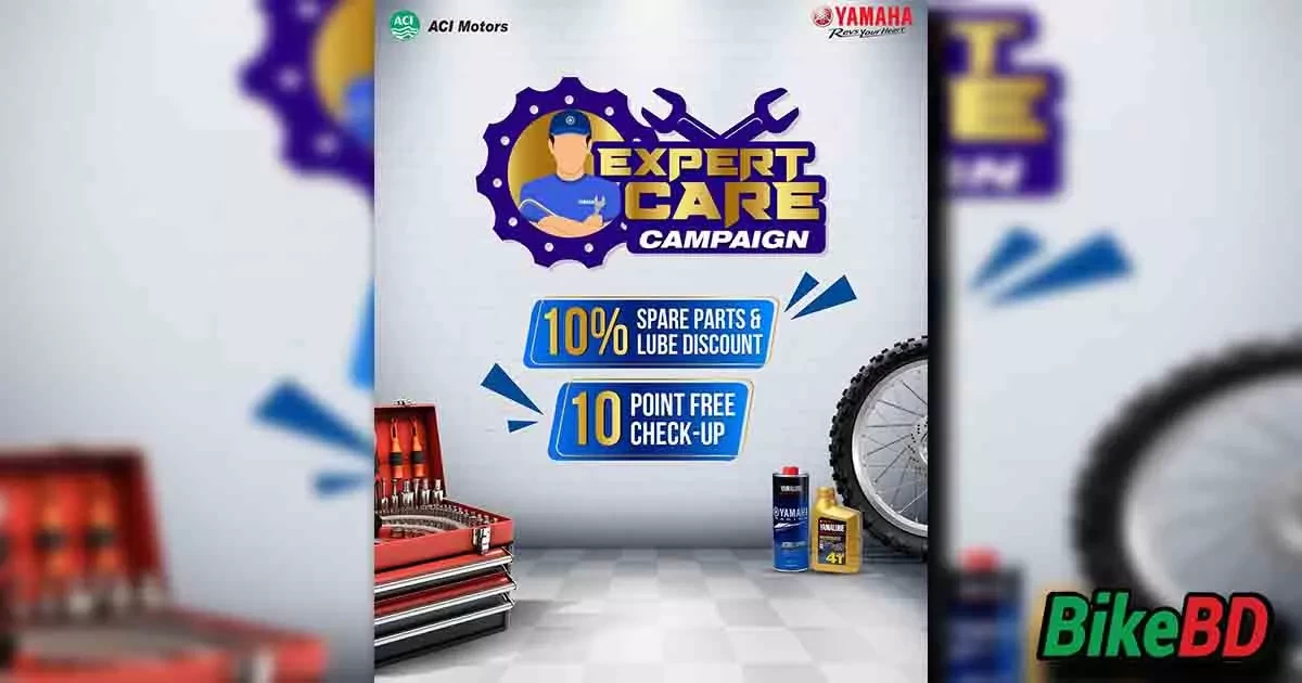 Yamaha Motorcycle Expert Care Service Camping
