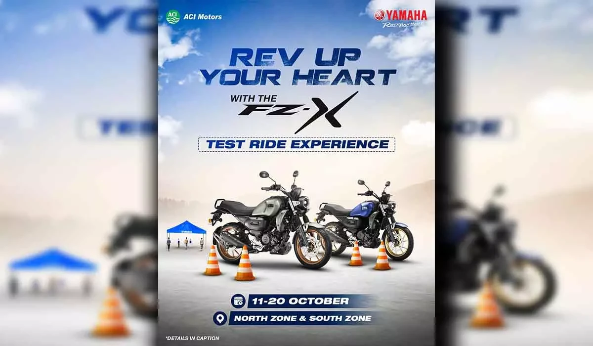 ইয়ামাহা সারা দেশে আয়োজন করতে যাচ্ছে Yamaha FZ-X টেস্ট রাইড ইভেন্ট
