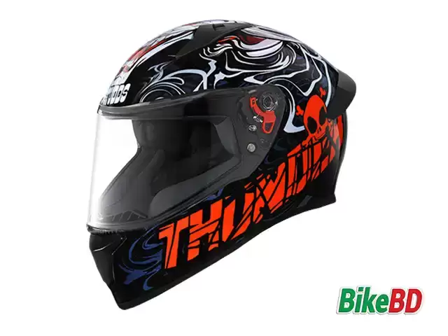 Studds Thunder D9 Decor With Mirror Visor