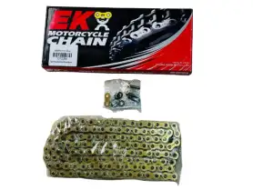 EK Motorcycle Chain – 428SRX2 122 Links View 1