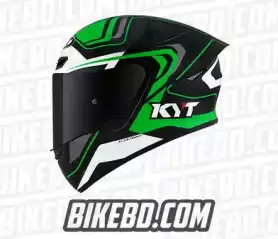 KYT TT Course Overtech Black Green
