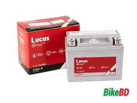 Lucas Motorcycle Battery RTX4L-B (VRLA)