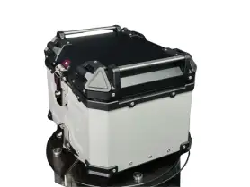 MotoX  Motorcycle Top Box X Black Silver