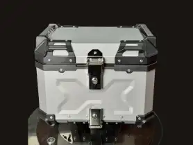 MotoX Motorcycle Top Box X Silver