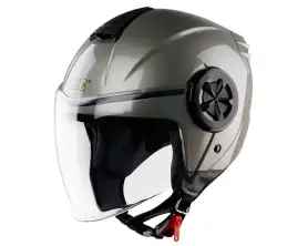 ROC R06 Grey Glossy Helmet View 1