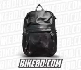 Vulcan Leather Backpack Black Color
